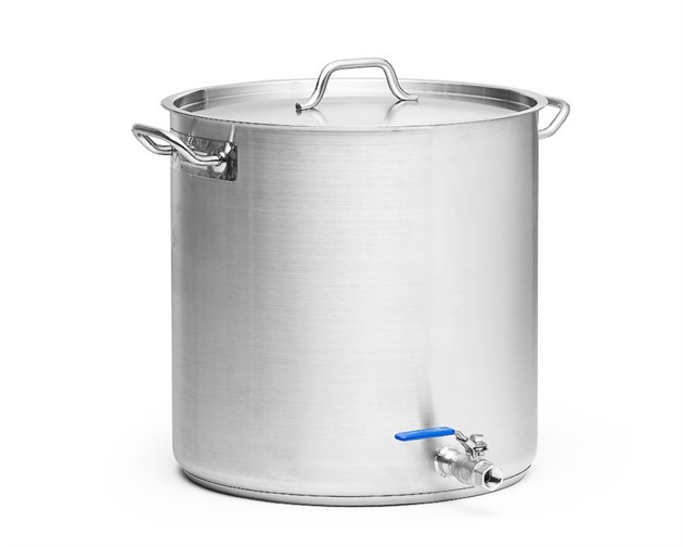 Kittel 50 liter med tappkran, inkl lock