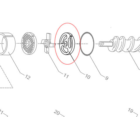 Förskärare för Ø82mm