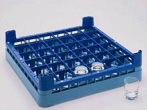 Diskkorg med fackindelad ram