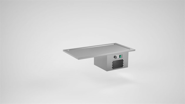 Drop in kylplatta för 3 GN-kantiner