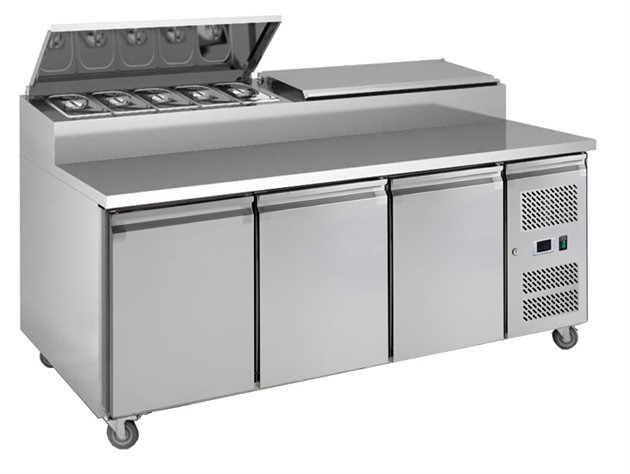 Kylbänk med kylränna 3 dörrar